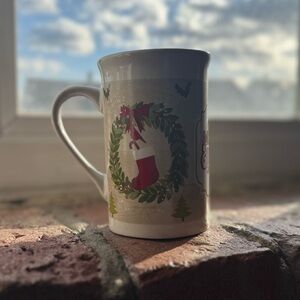 White Merry Christmas Ceramic Mug